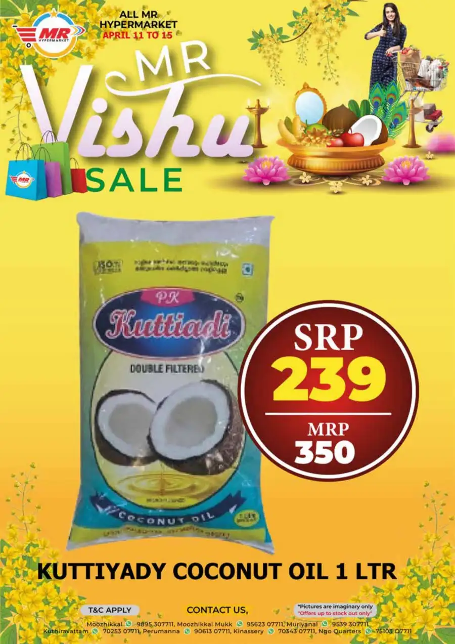 MR Hypermarket Kozhikode | Vishu Sale Offers April 11-15